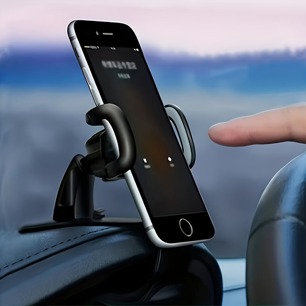 Support de téléphone de voiture à clipper facilement, panneau de support monté, support multifonction de navigation GPS sur tableau de bord pour téléphone portable iPhone/Xiaomi/Oppo/Vivo, pour Samsung/OnePlus