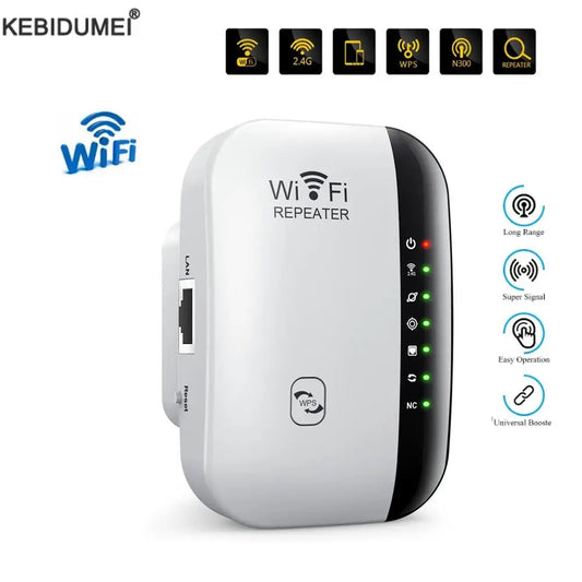300Mbps WiFi Repeater WiFi Extender Amplifier WiFi Booster Wi Fi Signal 802.11N Long Range Wireless Wi-Fi Repeater Access Point