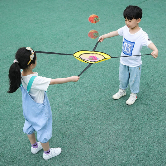 Two-Player Interactive Toss and Catch Ball Game Outdoor Fun and Sports Entertainment Sensory Play Toys for Children Jeux Enfant