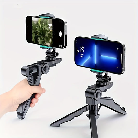 Cell Phone Holder with Selfie Tripod, 360 Degree Rotation 