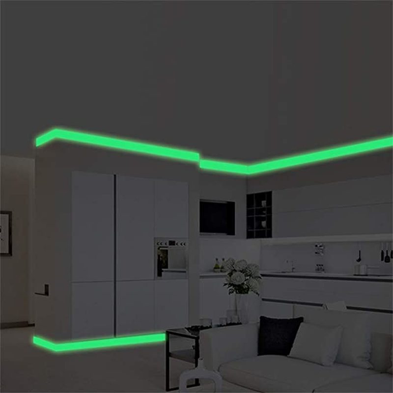 Luminous Tape Roll, Night Vision Tape Glow in Dark, Safety Warning for Home, Stage and Decoration 