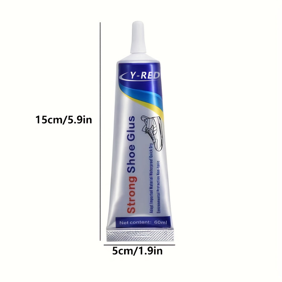 Amazing 1pc 2.03 oz Improved Shoe Glue with Waterproof Properties for Repairing Leather Shoes, Athletic Shoes and Sneakers. Special glue with strong adhesive properties for shoe repair 
