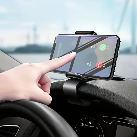 Easily Clip Car Phone Holder, Panel Mounted Holder, Multi-Function GPS Navigation Dashboard Holder for iPhone/Xiaomi/Oppo/Vivo Cell Phone, for Samsung/OnePlus
