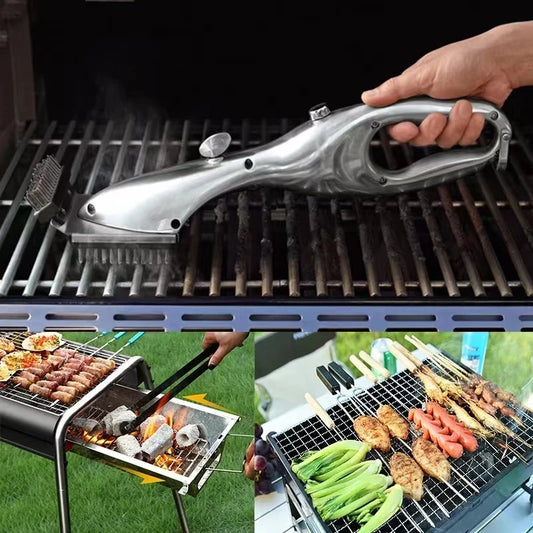 Barbecue Grill Outdoor Steam Cleaning Brushes BBQ Cleaner Suitable For Charcoal Scraper Gas Accessories Cooking Kitchen Tool